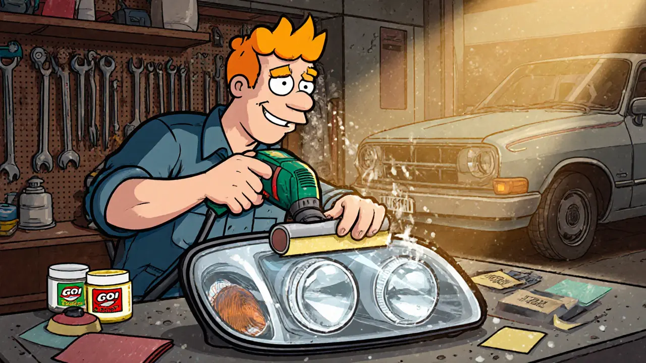 Полировка фар своими руками: как убрать помутнение и вернуть прозрачность