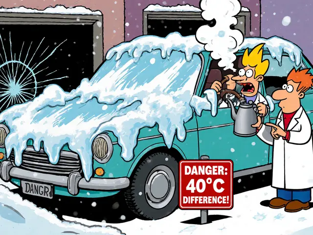 Как разморозить лобовое стекло быстро и без трещин - проверенные способы