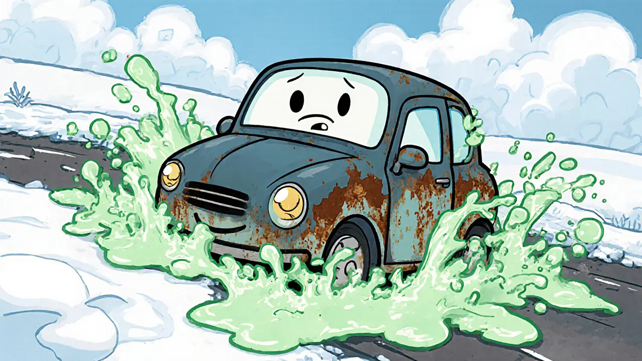 Антигололедные реагенты: как защитить кузов автомобиля от соли зимой