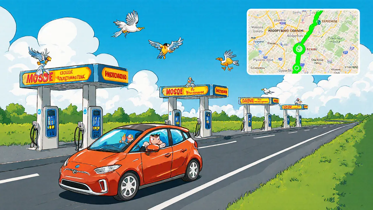 Инфраструктура зарядок для электромобилей: как развивается сеть в России в 2025 году