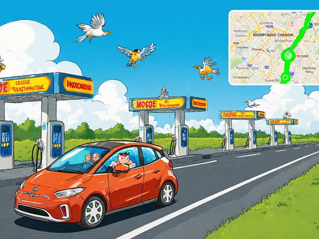 Инфраструктура зарядок для электромобилей: как развивается сеть в России в 2025 году