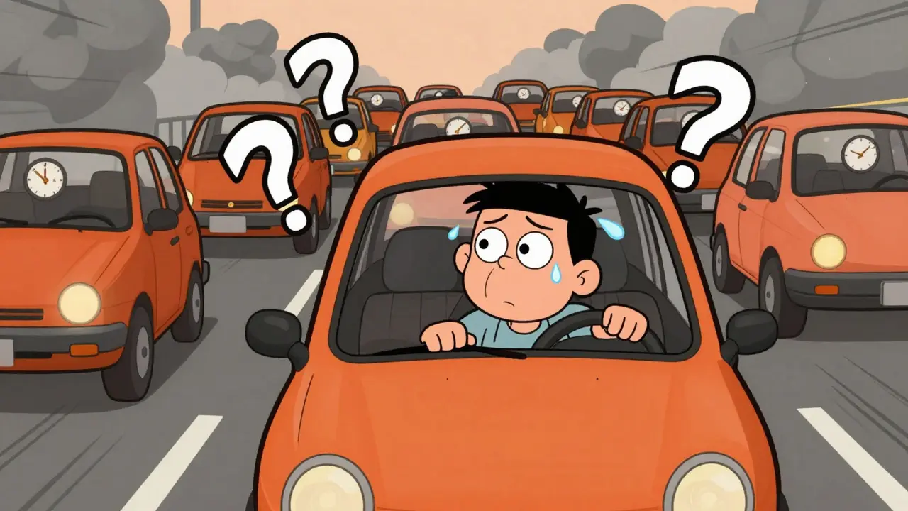 Как безопасно менять полосу в плотном потоке: руководство для новичков