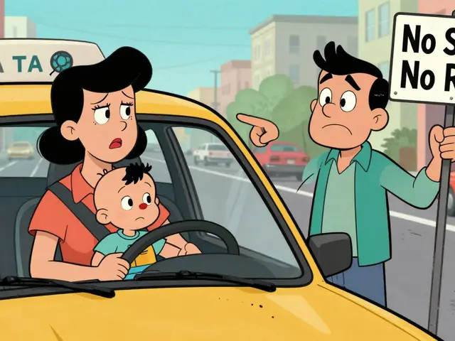 Детское кресло в такси: требования и ответственность в 2026 году