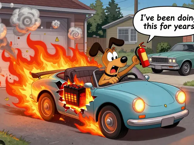 Пожары электромобилей: риски и системы безопасности