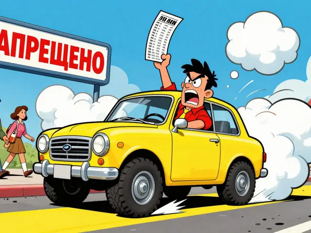 Желтая разметка на дорогах: что означает и где нельзя парковаться