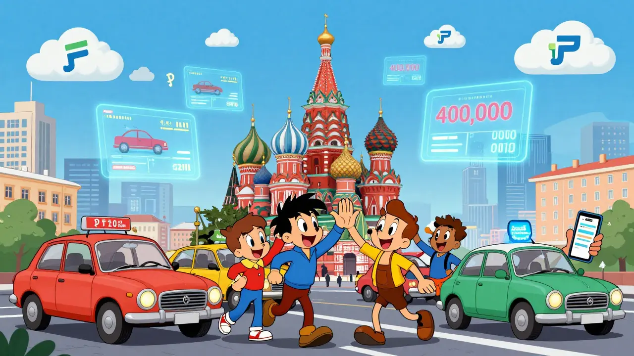 Водители в Москве и Санкт-Петербурге радуются выплате до 400 000 рублей по европротоколу через приложение.