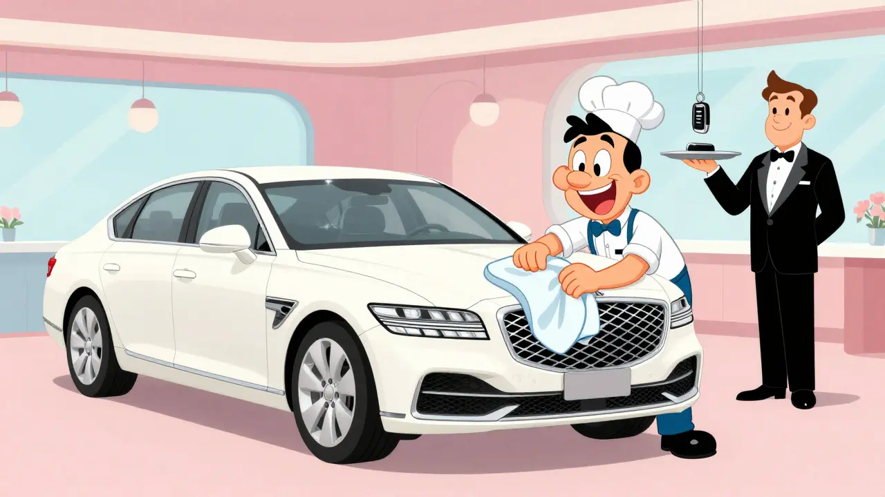 Мультипликационный сервис премиум-класса для автомобиля Genesis