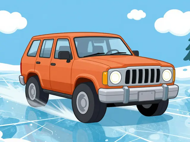 Тест шипованных шин для кроссоверов: торможение и разгон на льду