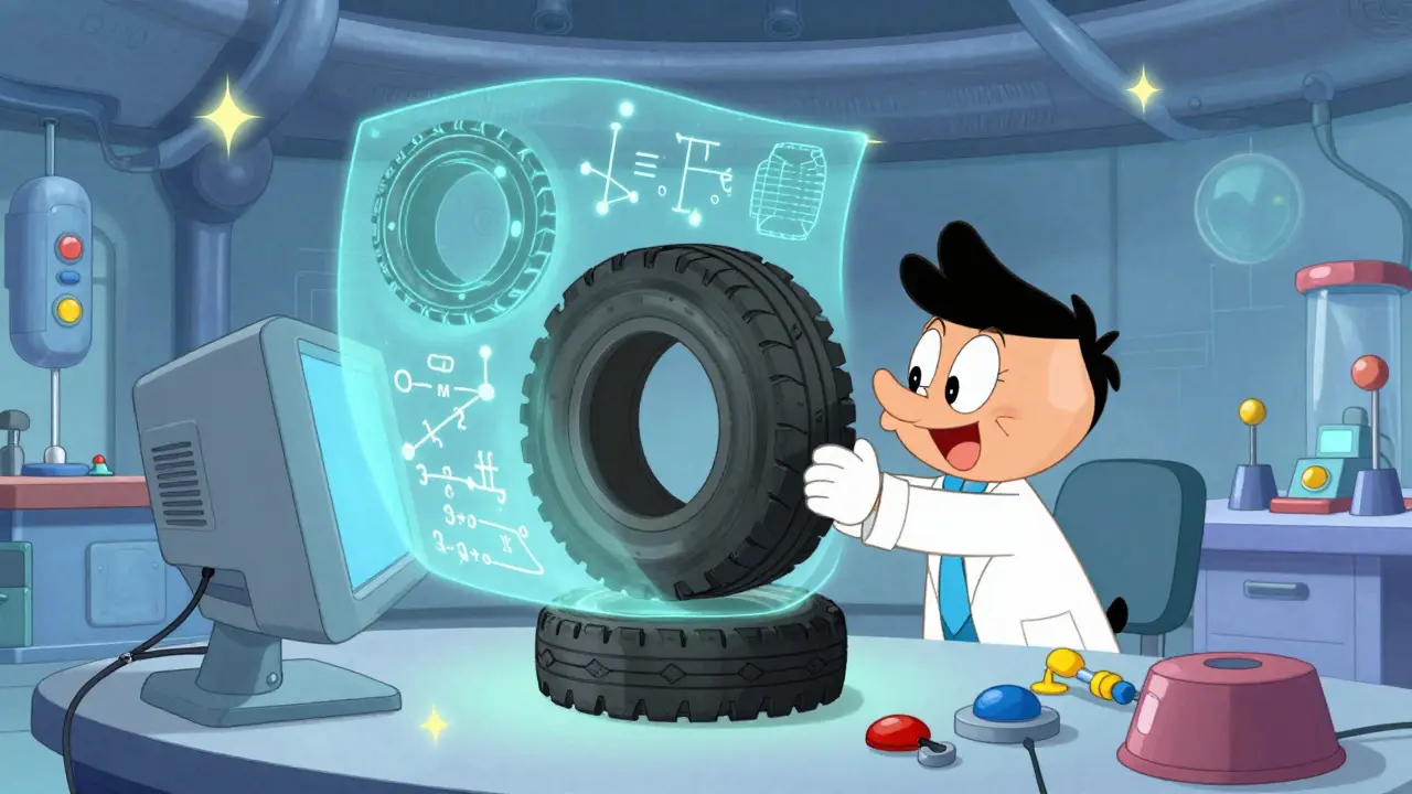 Ученый проектирует идеальную зимнюю шину с помощью ИИ