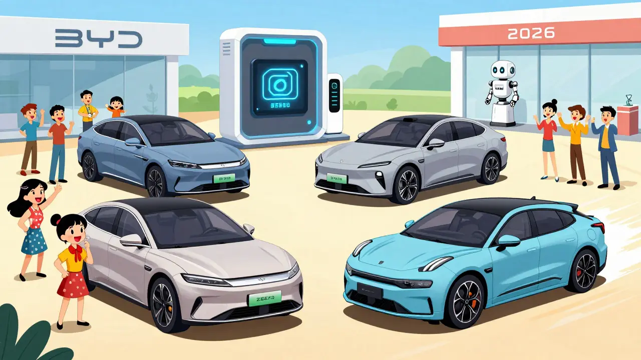 Китайские электромобили: подробный разбор BYD, Zeekr и NIO в 2026 году